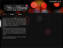 Tablet Screenshot of nitabeauty.com